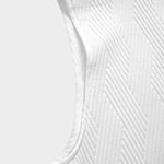 Striped Jacquard Sleeveless Hooded T-Shirt