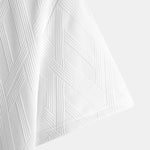 Diamond Jacquard Arc Hem T-Shirt