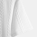 Twist Jacquard Arc Hem T-Shirt
