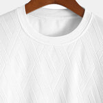 Relax Fit Diamond Jacquard T-Shirt & Diamond Jacquard Shorts