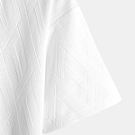 Relax Fit Diamond Jacquard T-Shirt & Diamond Jacquard Shorts