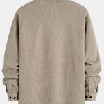 Teddy Lined Long Sleeve Corduroy Shirt
