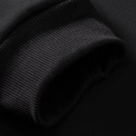 Zipper Bear Print Teddy Lined Hoodie