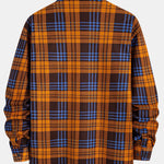 Flannel Fleece Lined Plaid Button Up Shirt