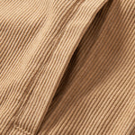 Relax Fit Corduroy Half-Zip Hooded Pullover