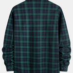 Flannel Fleece Lined Plaid Button Up Shirt