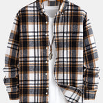 Flannel Plaid Button Up Shirt