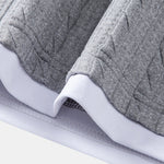 Relax Fit 2 In 1 Twisted Jacquard Notched Collar T-Shirt