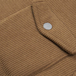 Teddy Lined Zipper Corduroy Jacket
