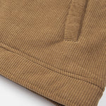 Teddy Lined Zipper Corduroy Jacket