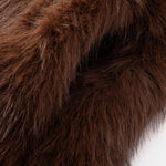 Faux Fur Hooded Overcoat