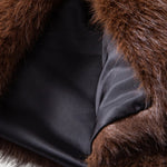 Faux Fur Hooded Overcoat