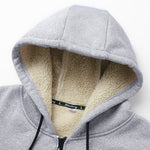 Teddy Lined Zipper Hoodie