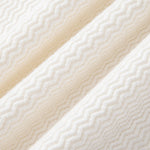 Long Sleeve Wave Jacquard V Neck Knit Polo Shirt