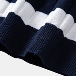 Stripe Crew Neck Sweater