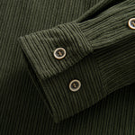 Long Sleeve Corduroy Pocket Button Up Shirt