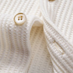 Long Sleeved Waffle Button Up Shirt