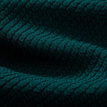 Ribbed Textured Crew Neck Sweatshirt