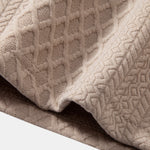 Long Sleeve Geometric Jacquard Polo Shirt