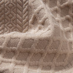 Long Sleeve Geometric Jacquard Polo Shirt