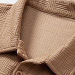 Long Sleeve Stripe Polo Shirt