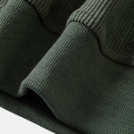 Quarter Zip Corduroy Raglan Sleeve Sweatshirt & Straight Leg Corduroy Pants