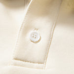 Relax Fit Contrast Polo Sweatshirt