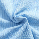 Ribbed Hooded  Arc Hem T-Shirt