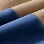 Contrast Polo Collar Sweatshirt