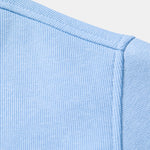 Solid Polo Collar Sweatshirt