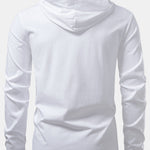 3 Pieces Long Sleeved Cotton Hooded T-Shirt