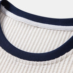 Contrast Waffle T-Shirt With Pocket & Drawstring Knit Waffle Shorts