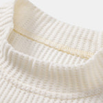 3 Pieces Long Sleeve Waffle Mock Neck T-Shirt