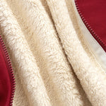 Teddy Fleece Lined Zip Up Hoodie