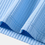 Ribbed Mock Neck T-Shirt