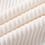 Contrast Knit Waffle Johnny Collar Polo & Slim Fit Tapered Trousers