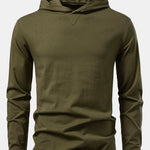 3 Pieces Long Sleeved Cotton Hooded T-Shirt