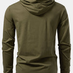 3 Pieces Long Sleeved Cotton Hooded T-Shirt
