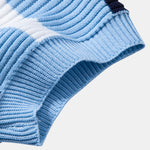 Stripe Textured Knit Polo