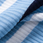 Stripe Textured Knit Polo