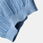 Contrast Textured Knit Polo