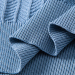 Contrast Textured Knit Polo