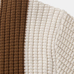 Stripe Johnny Collar Knit Polo