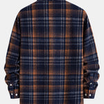 Flannel Plaid Cotton Button Up Shirt