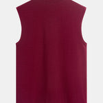 Solid Cotton Sleeveless T-Shirt