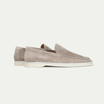 Classic Suède Loafer Light Gray