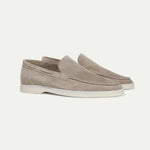 Classic Suède Loafer Light Gray