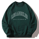 Los Angeles Print Crew Neck Relaxed Sweatshirt