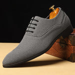 Rafael Herringbone Canvas Oxfords