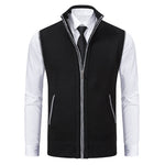 Enzo Knitted Zip Vest
